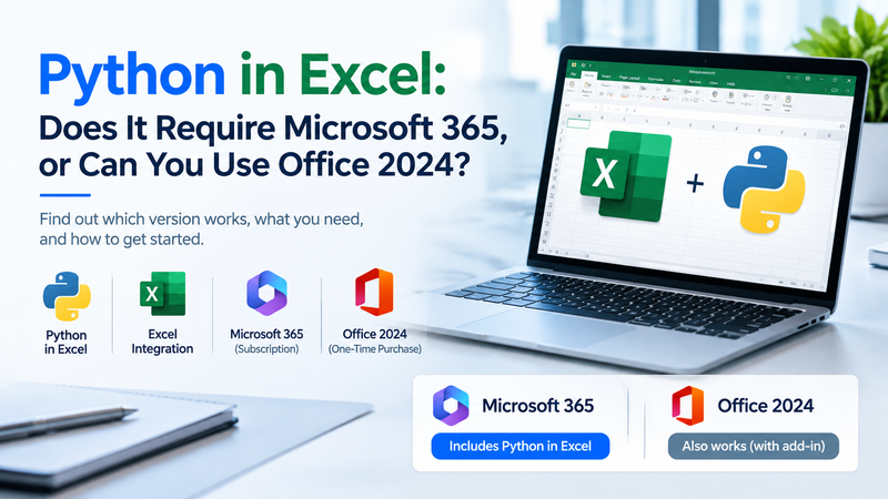 Python in Excel: Does It Require Microsoft 365, or Can You Use Office 2024?