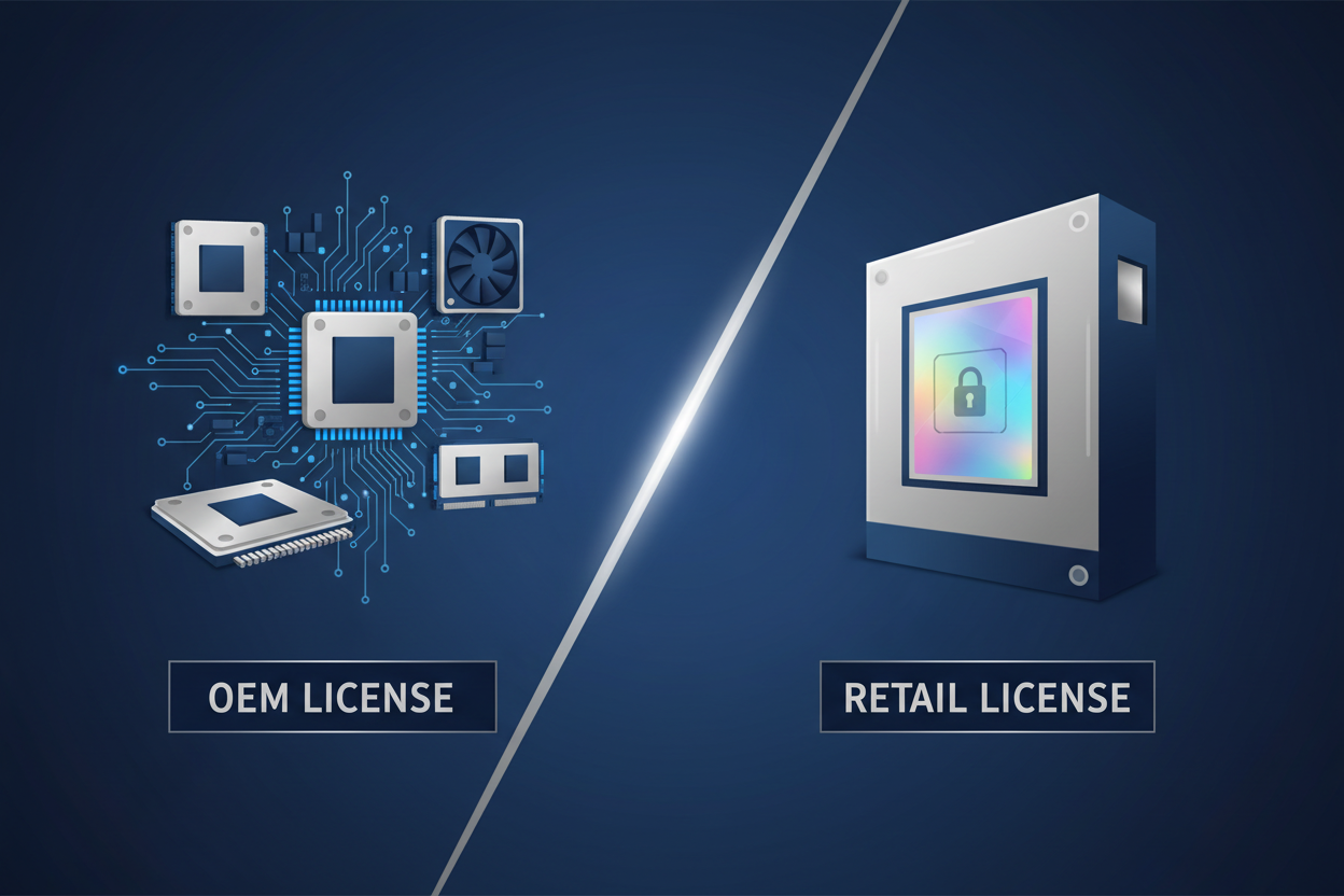 OEM vs Retail License — What Is the Difference?