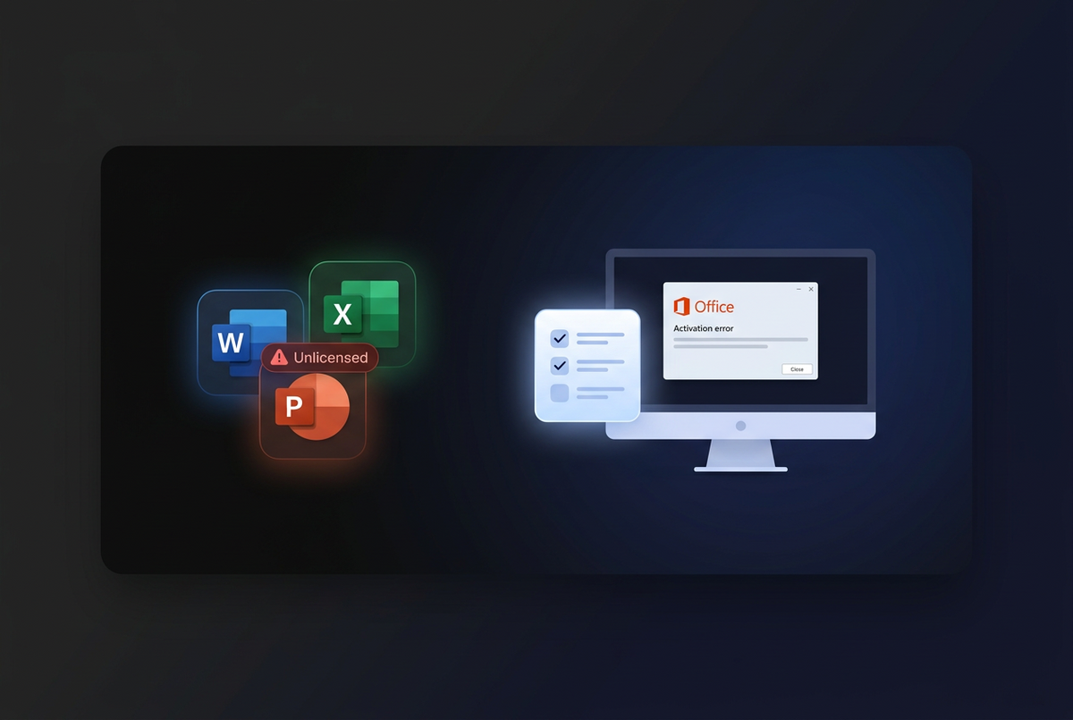 Office Says “Unlicensed Product”: What to Check Before Reinstalling