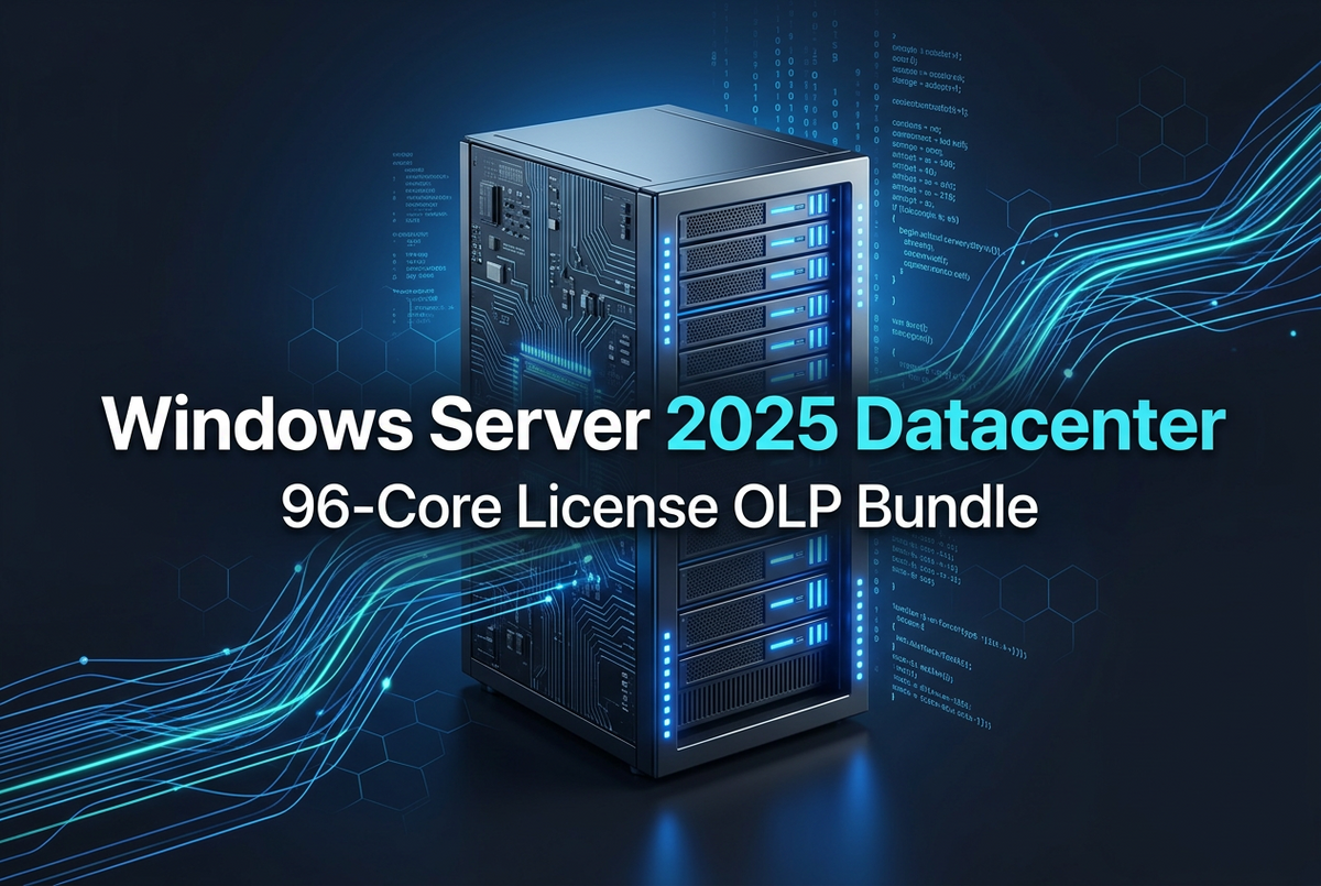 Windows Server 2025 Datacenter 96-Core License – Genuine OLP Bundle for Enterprises
