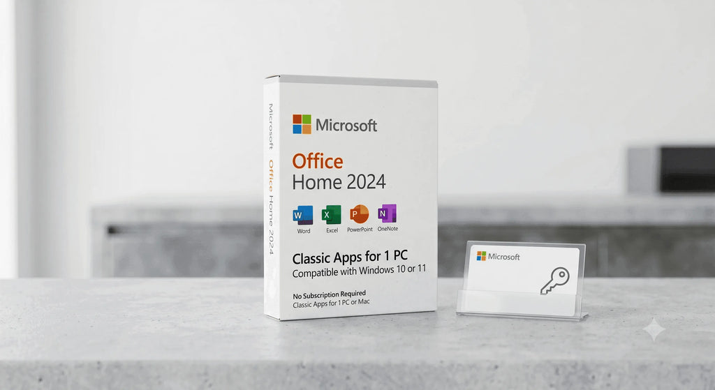 Microsoft Office Home 2024 Perpetual License – 1 PC | Word, Excel, PowerPoint & OneNote