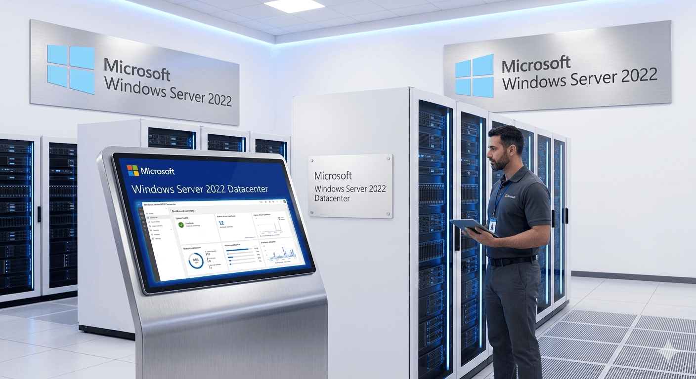 Windows Server 2022 Datacenter – Perpetual License | Unlimited VMs