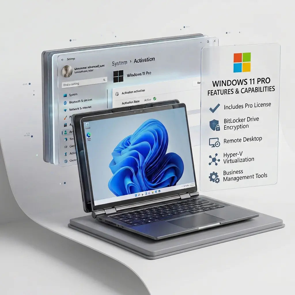 Microsoft Windows 11 Pro Upgrade – Genuine Software License | Instant Digital Delivery