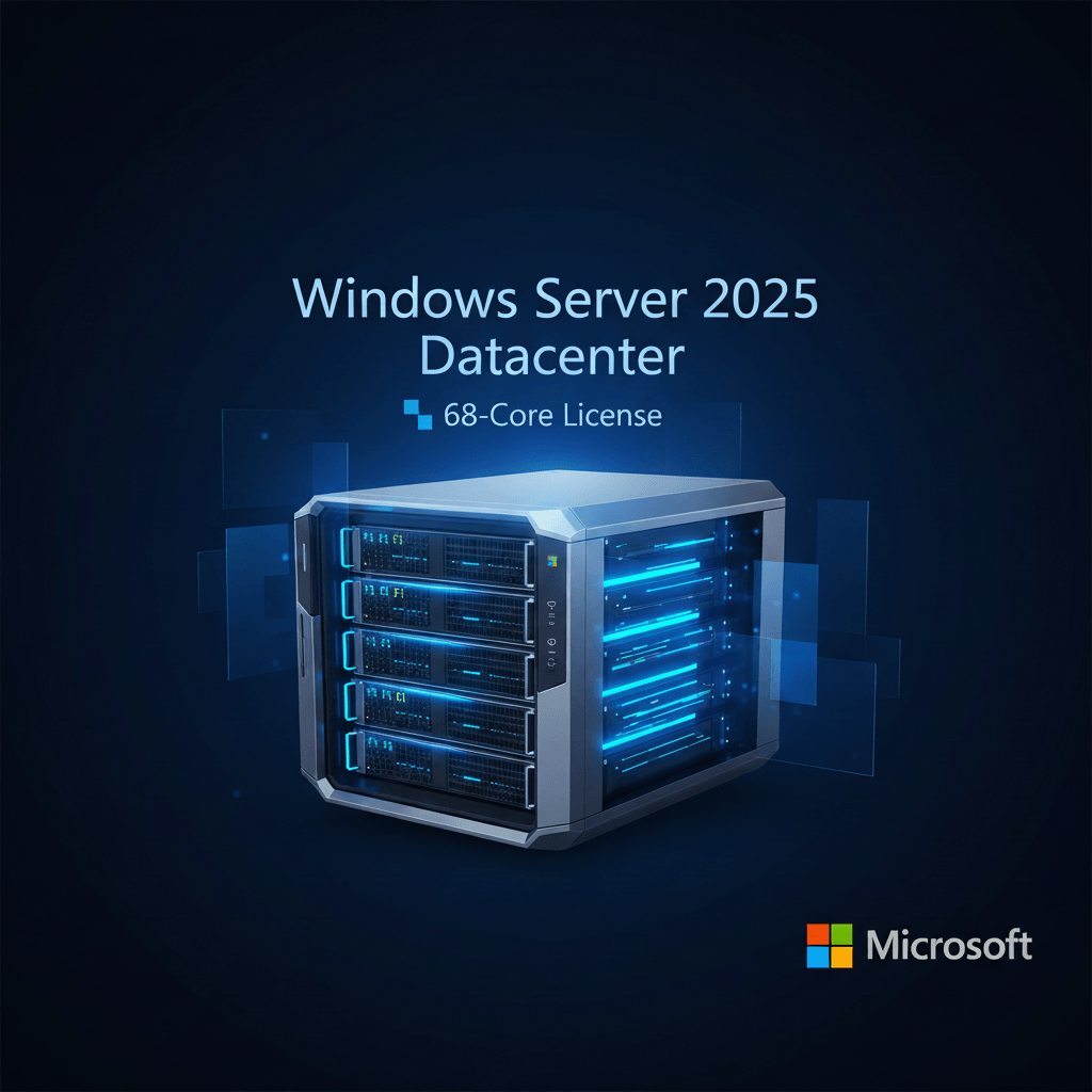 Windows Server 2025 Datacenter 68-Core License