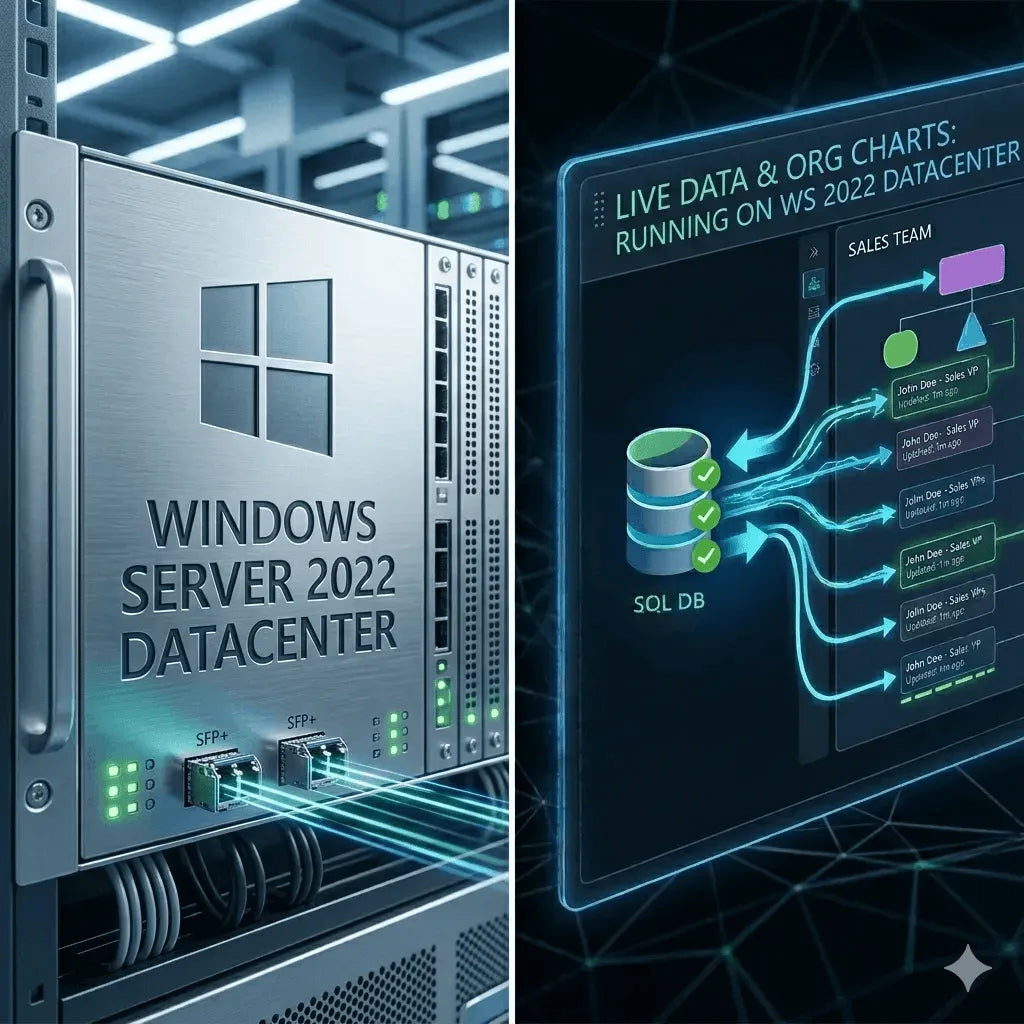 Microsoft Windows Server 2022 Datacenter – 16 Core Perpetual License | Unlimited VMs - Ustrustedtech