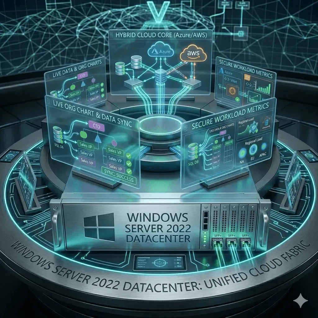 Microsoft Windows Server 2022 Standard – 24 Core License | Genuine Perpetual Key